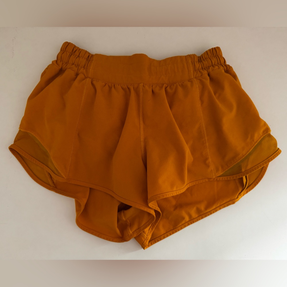 Lululemon Hotty Hot 2.5” Orange Shorts